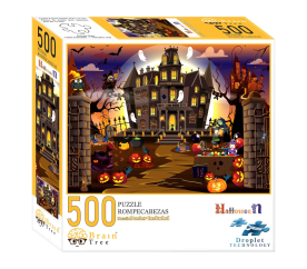 Brain Tree Puzzle Halloween 500 dílků