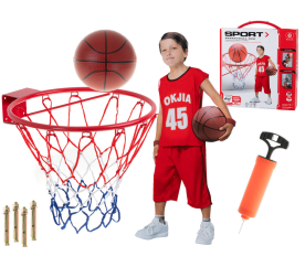 Aga Basketbalový koš + míček s pumpičkou