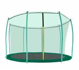 Aga Vnitřní ochranná síť 366 cm na 8 tyčí Dark Green (kruh)