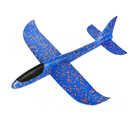 Aga4Kids Dětské házecí letadlo Modré 34x33 cm