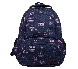 St.RIGHT Školní batoh čtyřkomorový Emoji