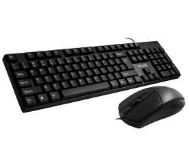 Dexxer Drátová klávesnice + myš Černá K70