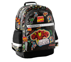 Paso Školní batoh tříkomorový Iron Man