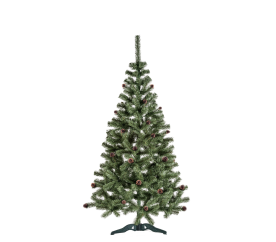 Aga Vánoční stromek 180 cm s šiškami