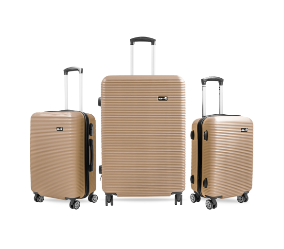 Aga Travel Sada cestovních kufrů MR4651 Zlatá